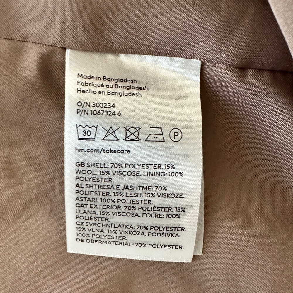 H&M NWOT Long blazer/coat - Picture 4 of 15